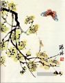 Qi Baishi Schmetterling und blühende Plu alte China Tinte